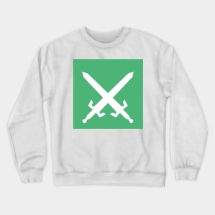 Crossed Swords green Crewneck Sweatshirt